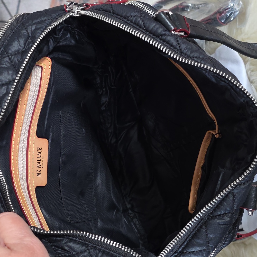 Gorgeous NWOT MZ Wallace Black Quilted Bag 🖤🎁 - Picture 11 of 16